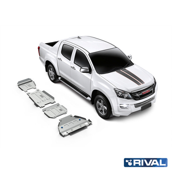 Plaques de protection (kits) Isuzu D-Max 2012-2021; 2017-2021; 2,5 l. / diesel; 3 l. / diesel